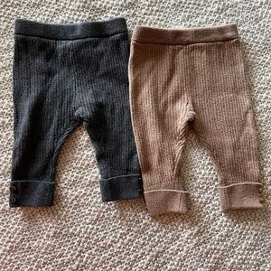 Zara baby ribbed leggings